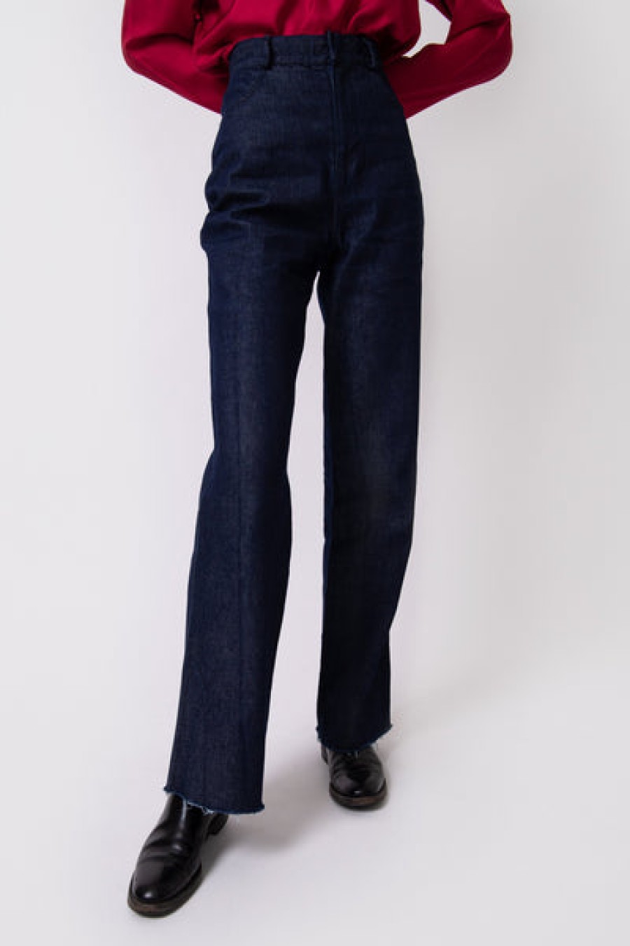 Women Maison O Paris Jeans & Trousers | High-Waisted Denim