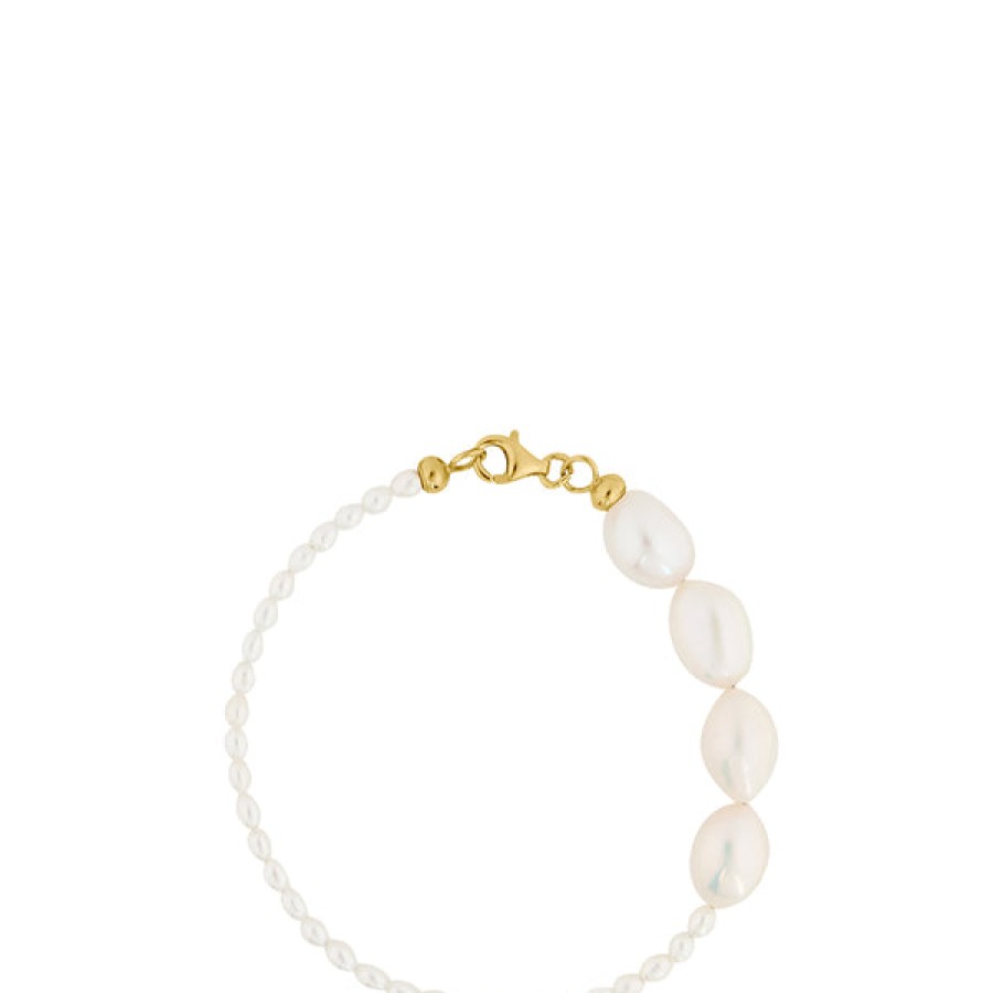 Women LLR Studios Jewelery | Contrast Pearl Bracelet