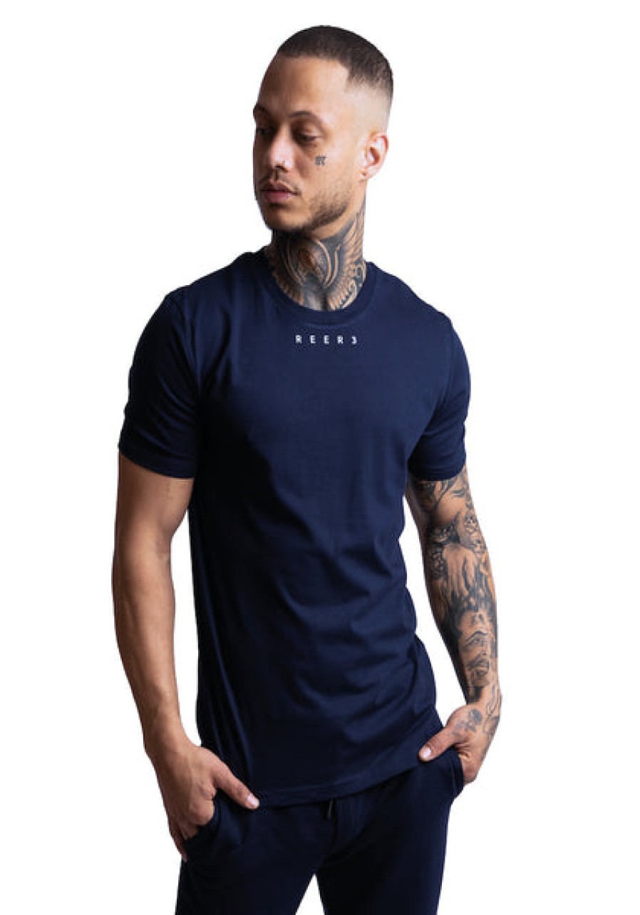 Men REER3 | Unisex Organic Cotton T-Shirt In Navy