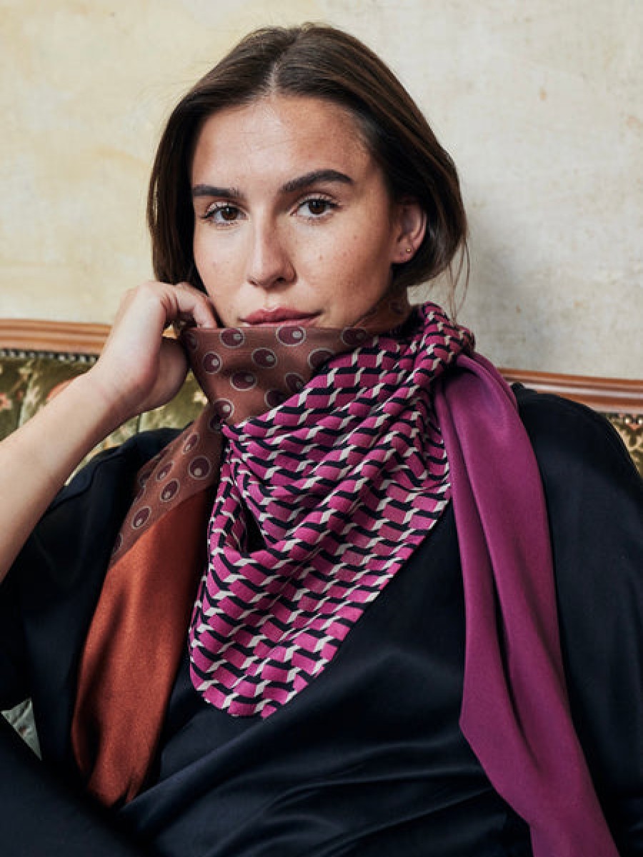 Women CAPITANA Accessories | Printed Silk Scarf