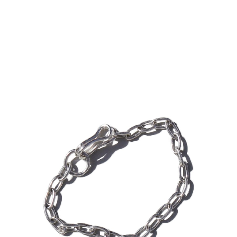 Men SASKIA DIEZ | Bold Silver Bracelet