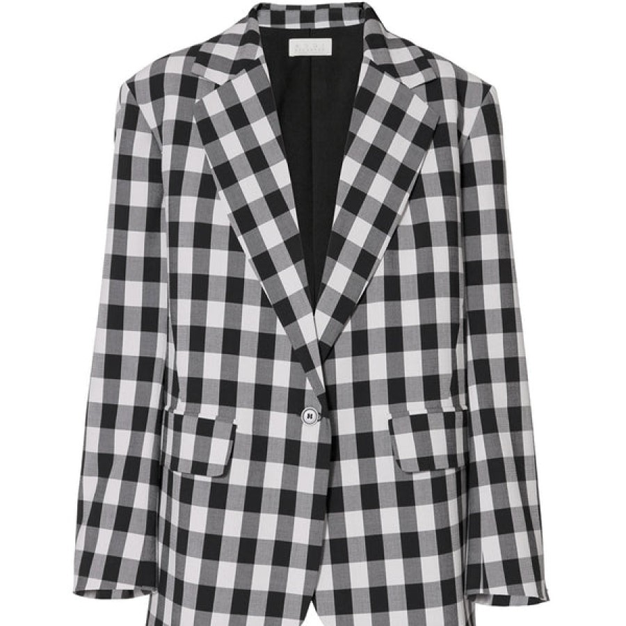 Women AGGI Suits | Checked Blazer