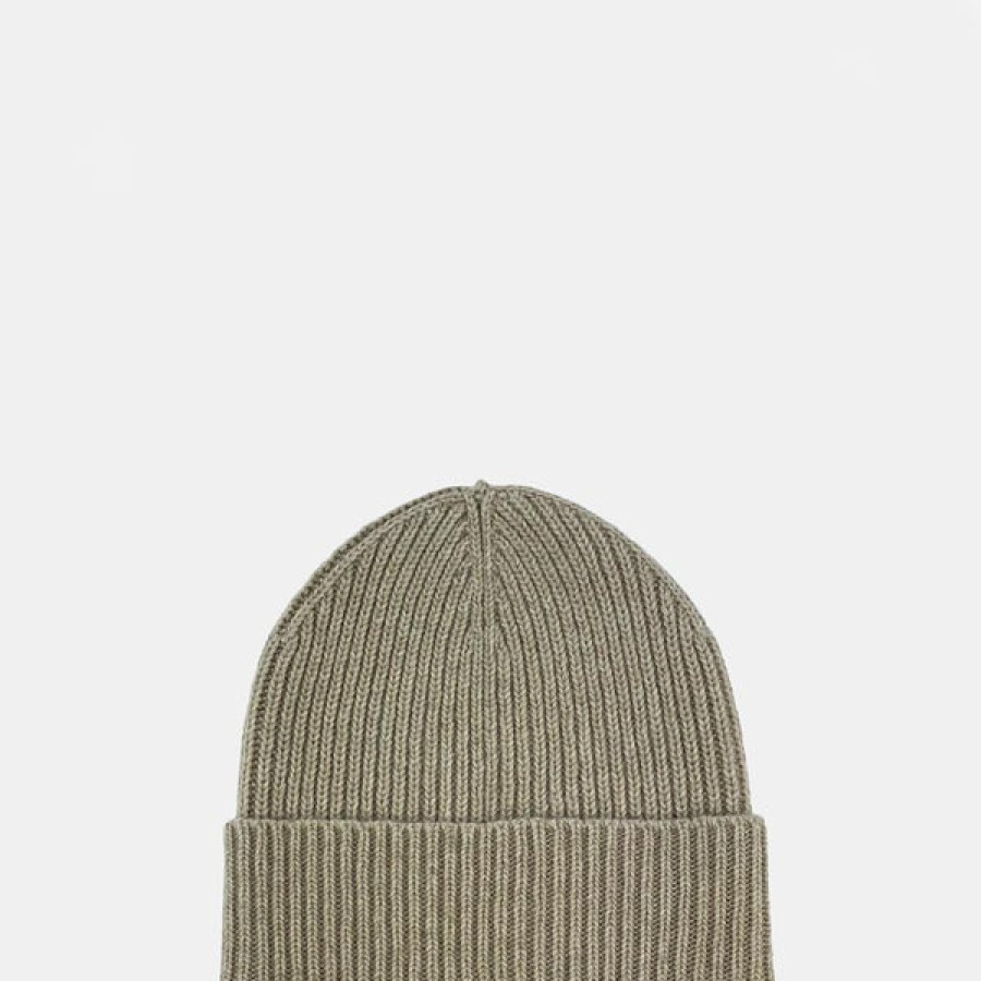 Men NTHIRTYTHREE | Ribbed Beanie In Beige