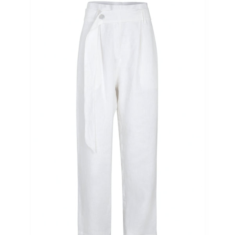 Women ORAMAI LONDON Jeans & Trousers | Linen Suit Trouser