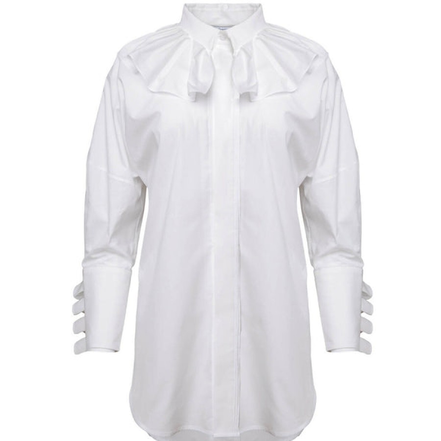 Women Helene Galwas Tops & Shirts | Ruffle Blouse