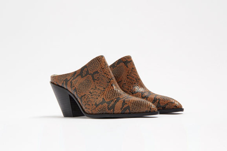 Women AMAATA Shoes | Leather Mules