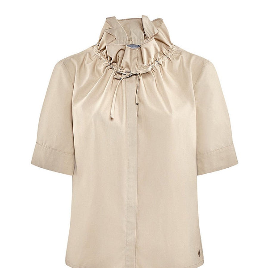 Women Armargentum Tops & Shirts | Beige Blouse