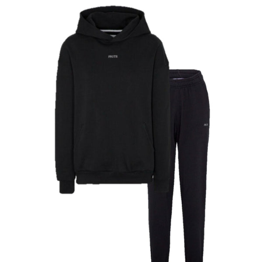 Women FRITZ THE LABEL Gymwear | Organic Cotton Winter Set In Black