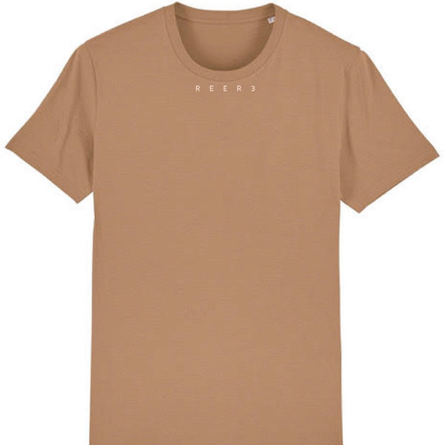 Men REER3 | Unisex Organic Cotton T-Shirt In Camel