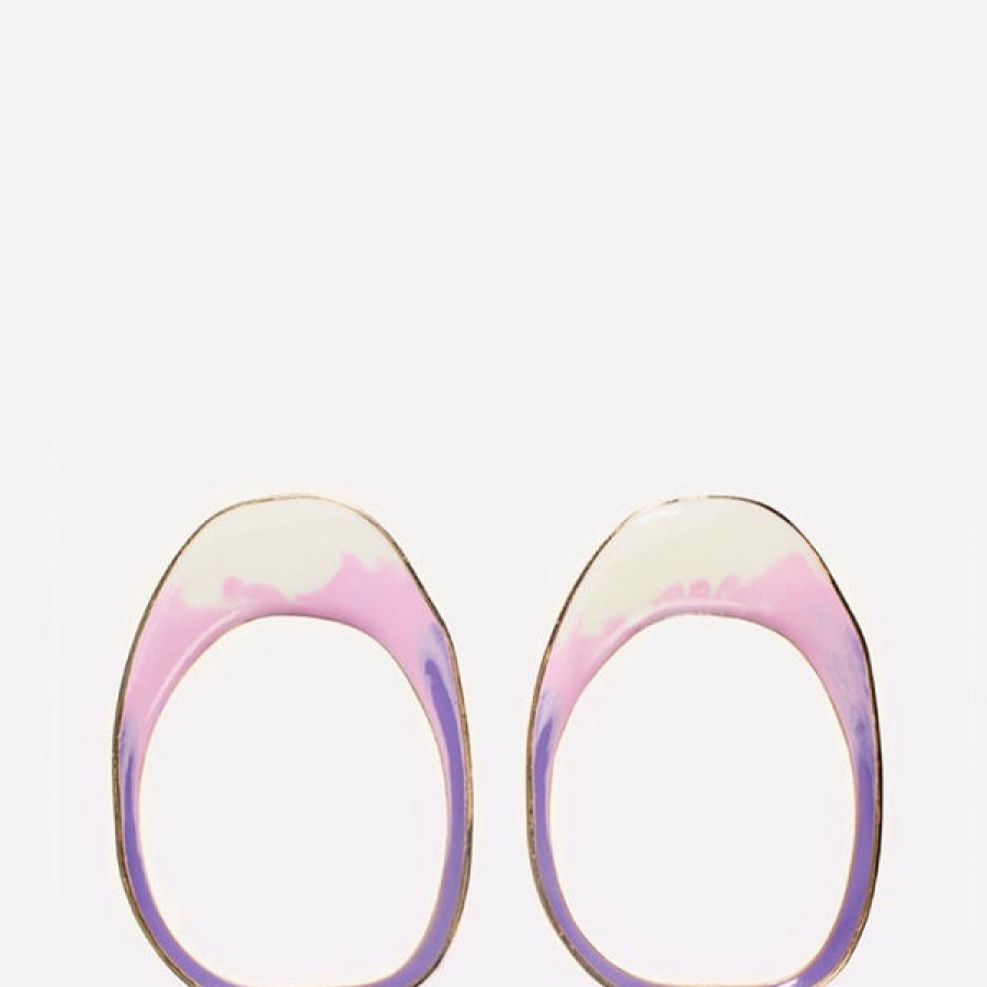 Women XENIA BOUS Jewelery | Hand Enameled Earrings