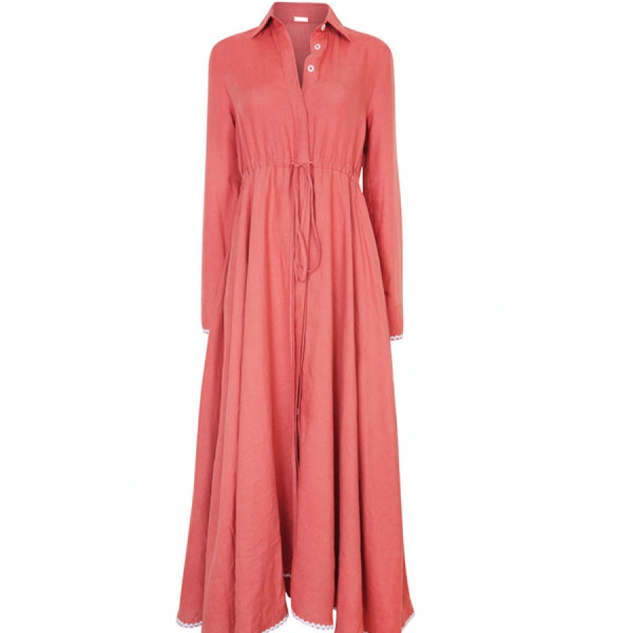 Women ORAMAI LONDON Dresses | Long Organic Linen Dress