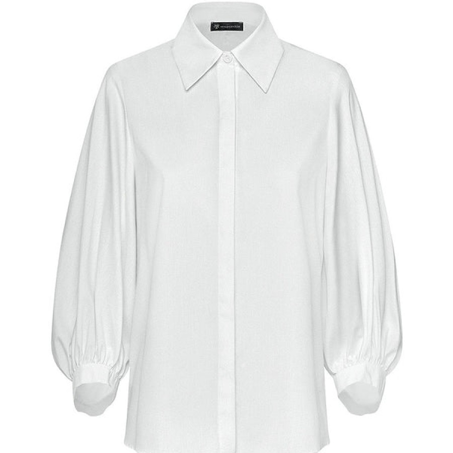 Women Armargentum Tops & Shirts | White Blouse