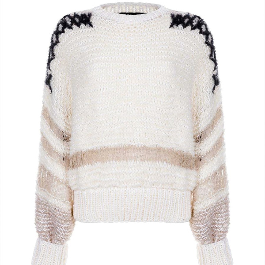 Women Antonia Zander Knitwear & Cashmere | Hand-Knitted Wool Sweater