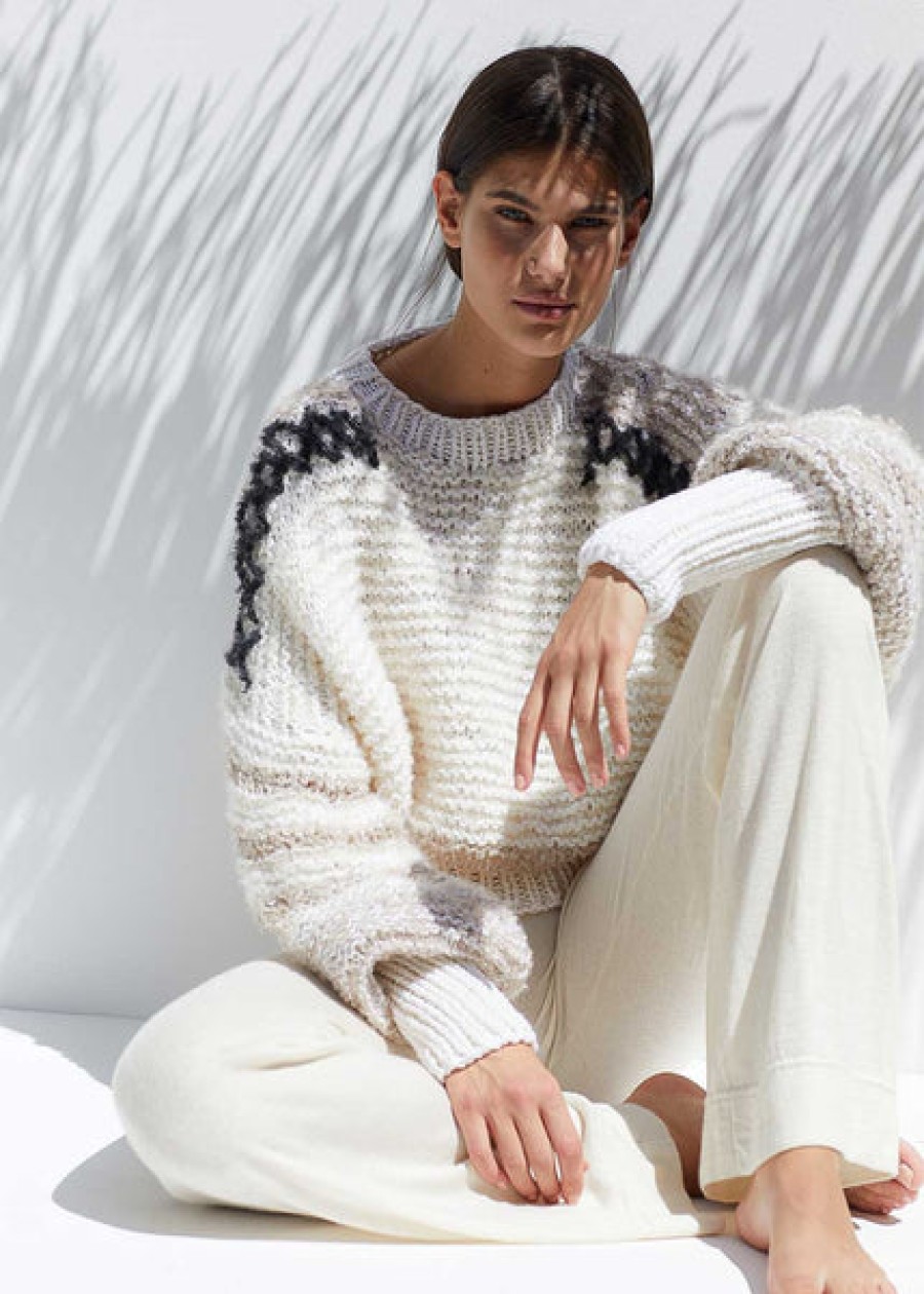 Women Antonia Zander Knitwear & Cashmere | Hand-Knitted Wool Sweater