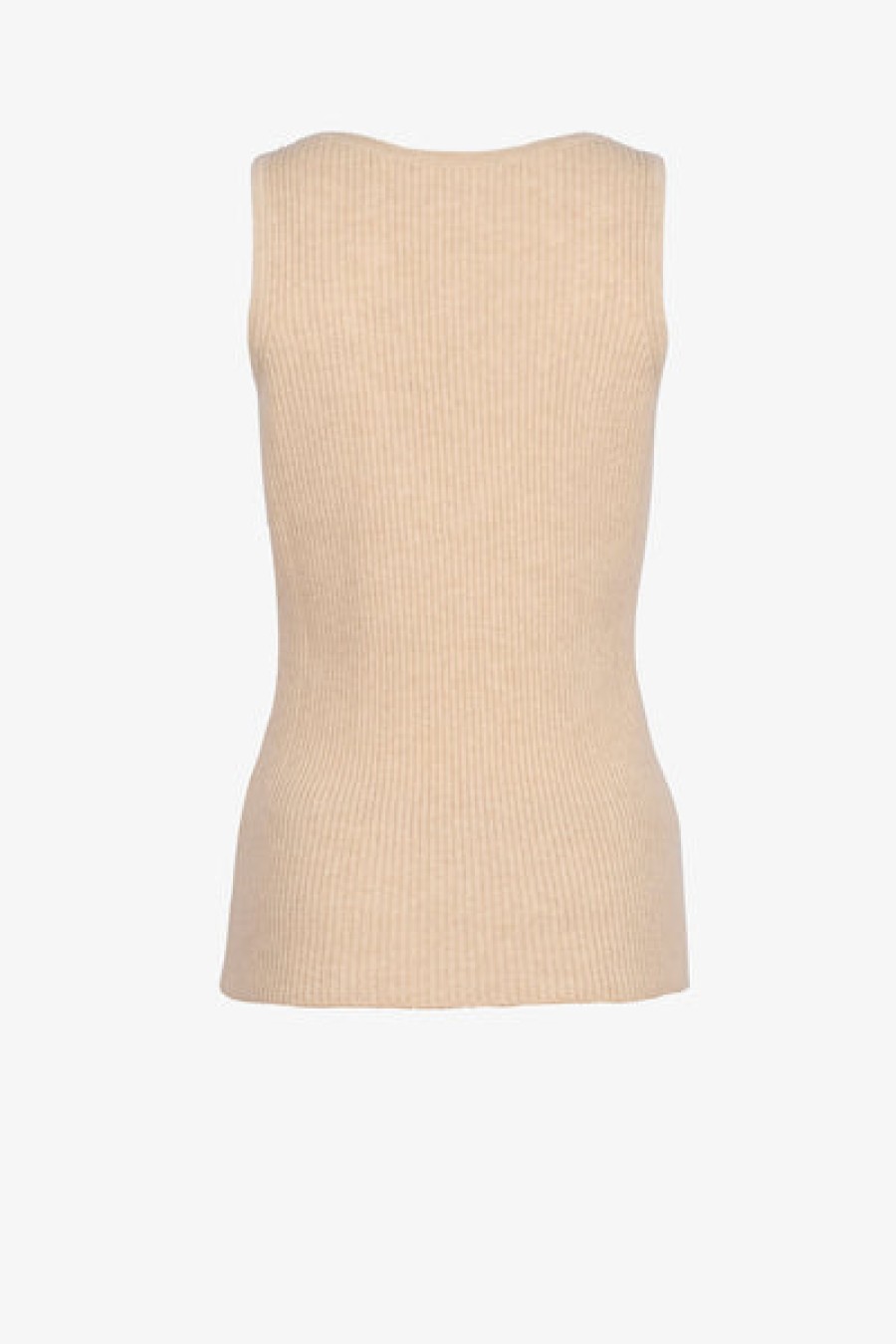 Women STUDIO 163 Tops & Shirts | Ribbed Cashmere Top