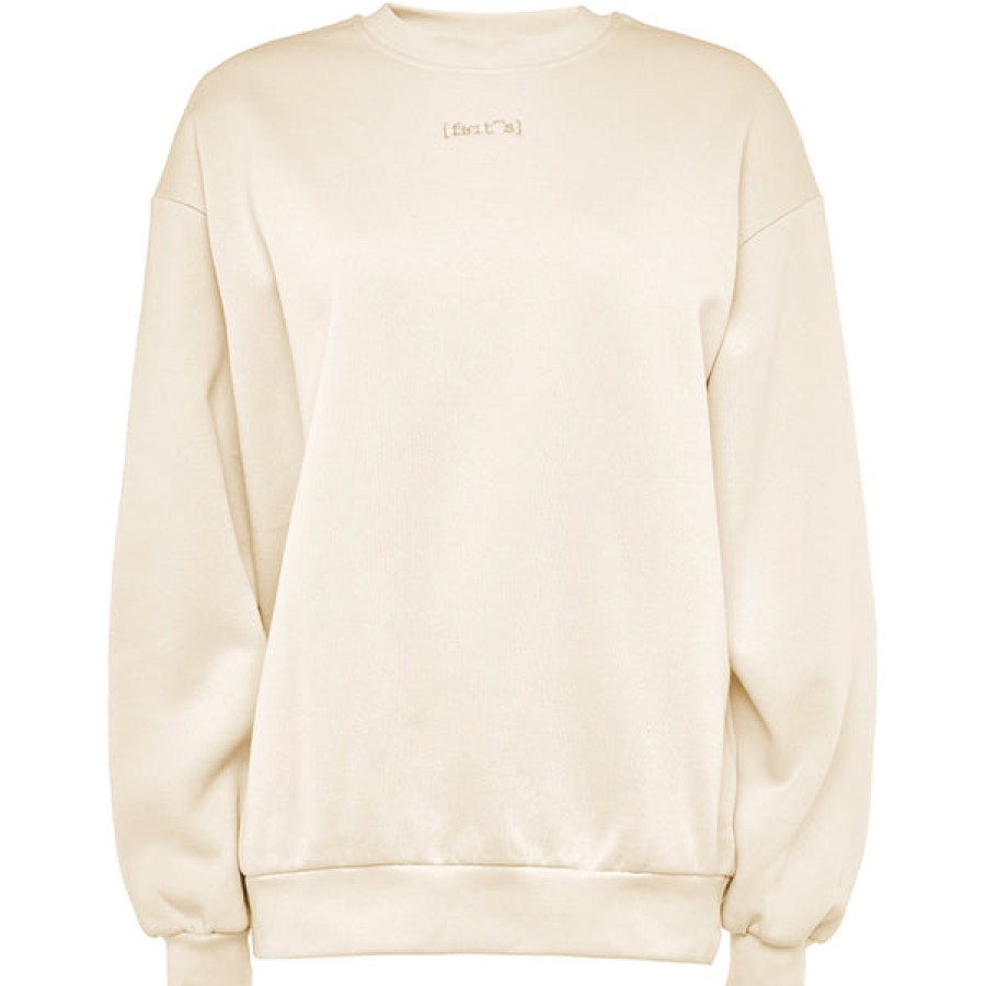 Men FRITZ THE LABEL | Unisex Crewneck Organic Cotton Sweater In Off-White