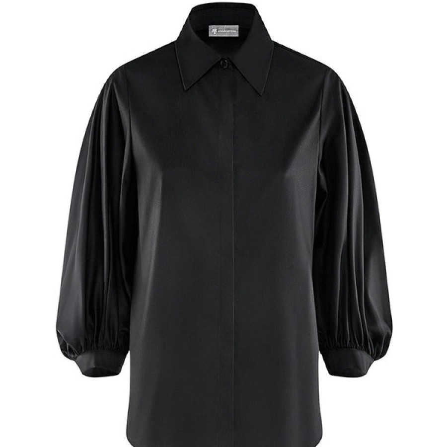 Women Armargentum Tops & Shirts | Black Blouse