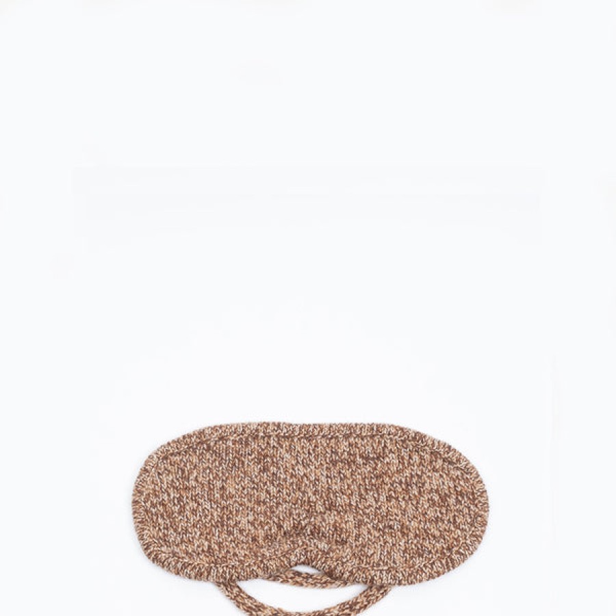 Women STUDIO 163 Accessories | Cashmere Sleeping Mask „Ander" In Hazelnut