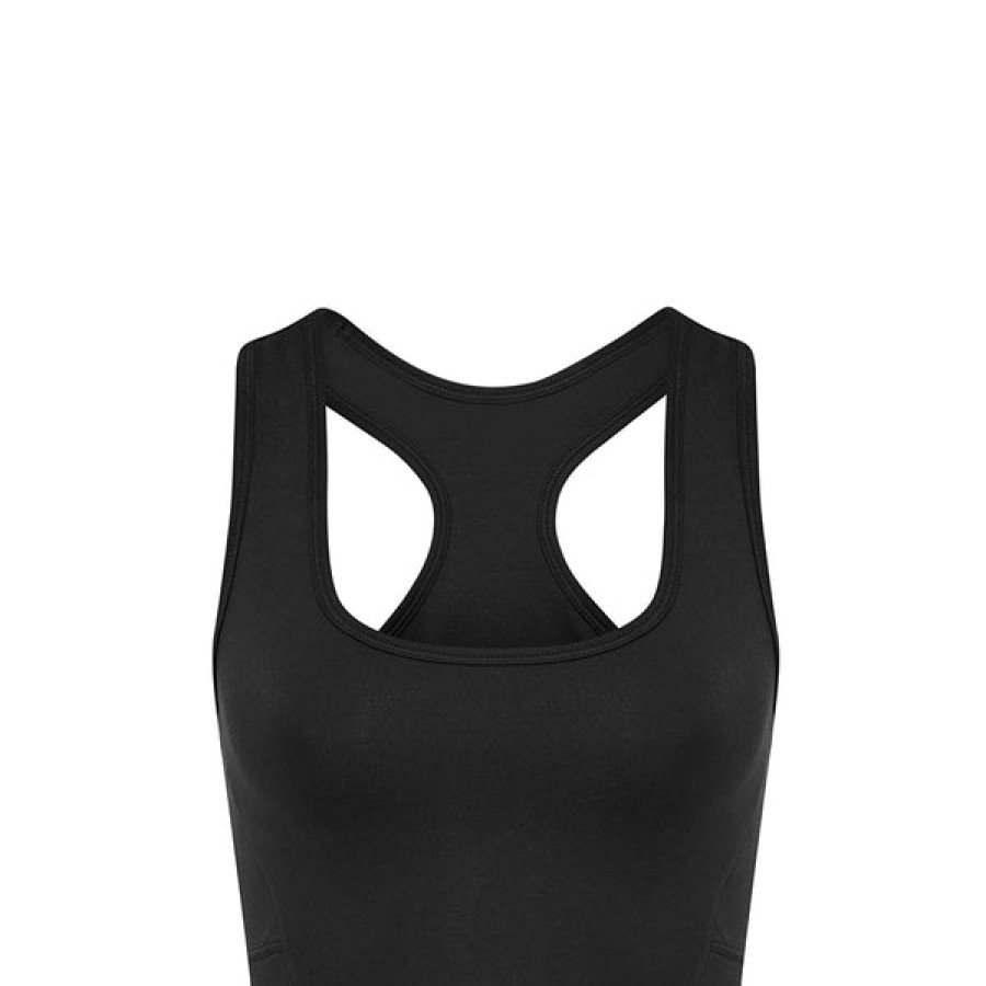 Women Wellicious Gymwear | Supportive Yoga Bra In Black