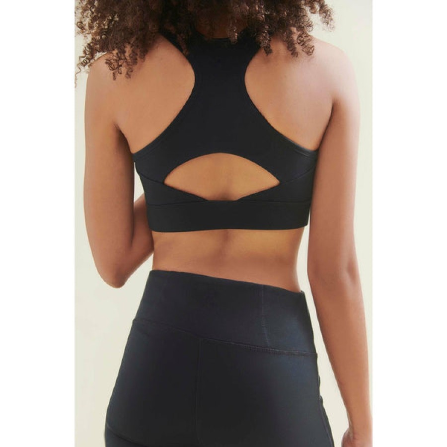 Women Wellicious Gymwear | Supportive Yoga Bra In Black