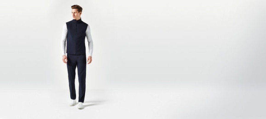 Men AEANCE | Hightech-Windwest In Dark Blue For Men