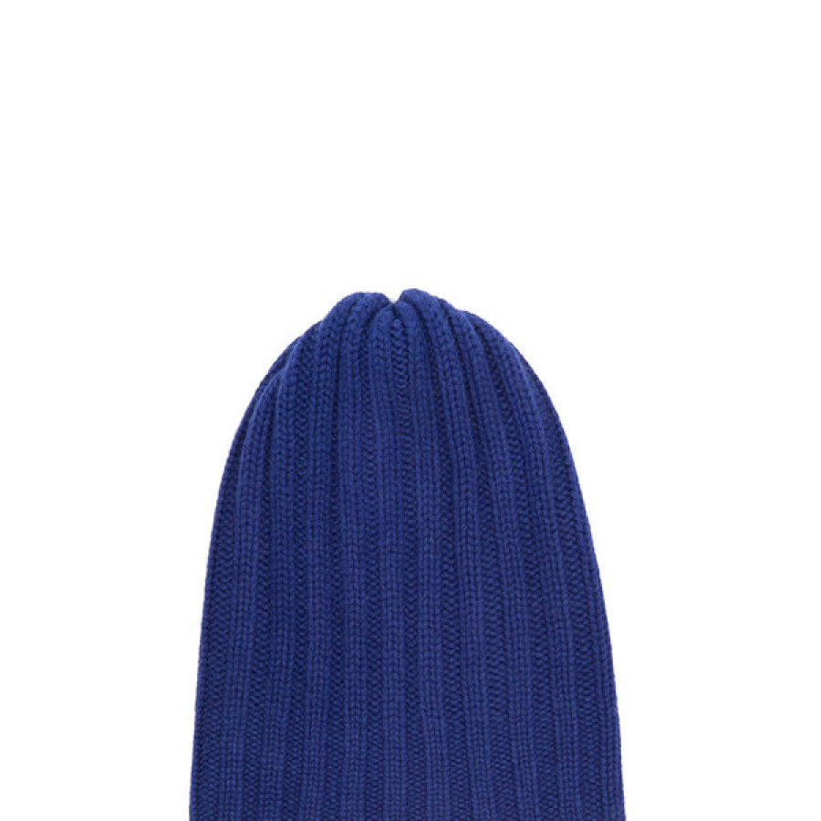 Men PETIT CALIN HAMBURG | Ribbed Cashmere Beanie