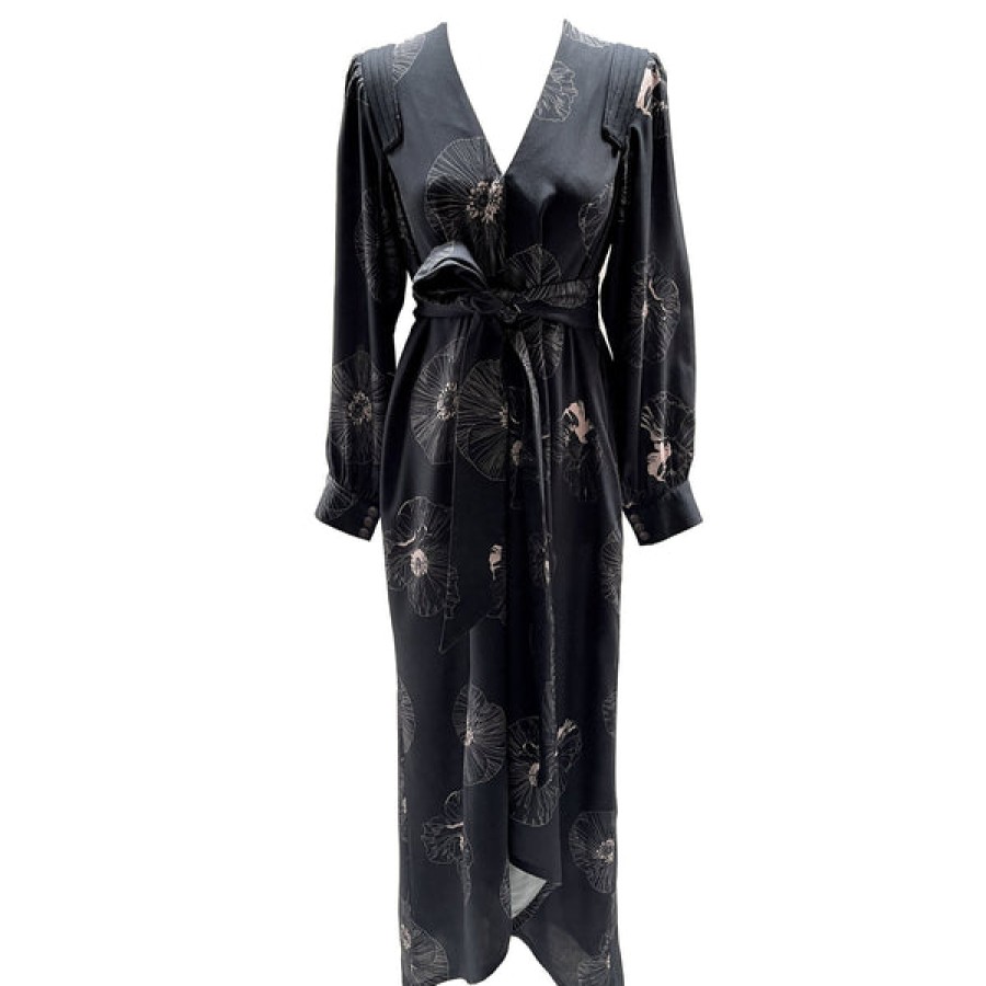 Women SPC Dresses | Black Caftan Dress