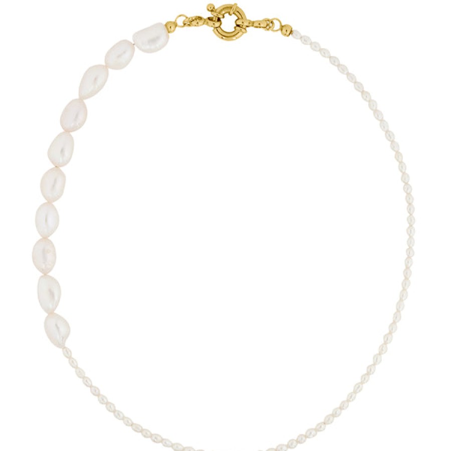 Women LLR Studios Jewelery | Contrast Pearl Chain