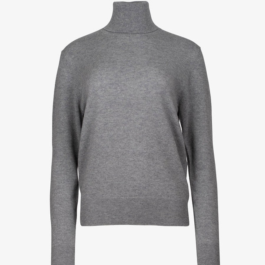 Women STUDIO 163 Knitwear & Cashmere | Cashmere Turtleneck Sweater