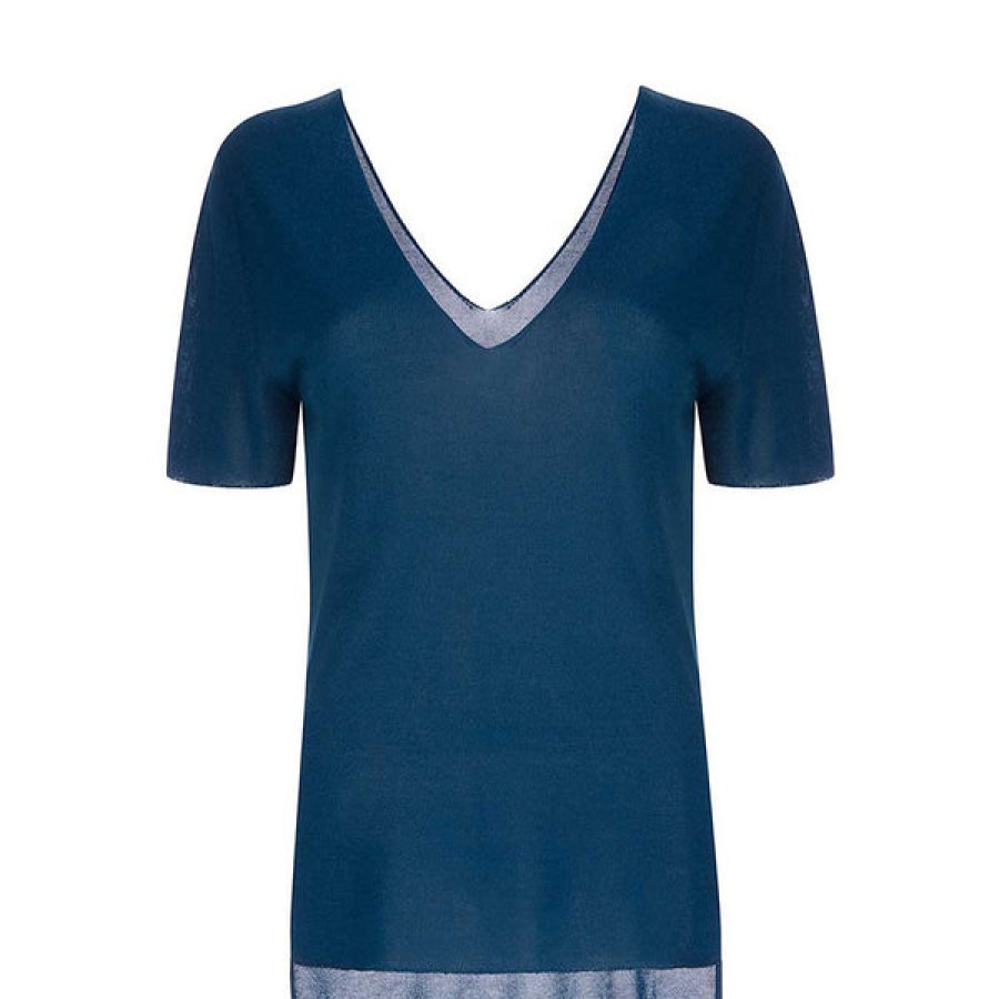 Women Antonia Zander Tops & Shirts | Oversized Knit T-Shirt