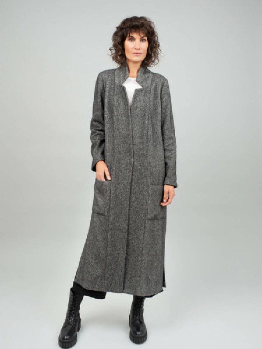 Women Helene Galwas Knitwear & Cashmere | Long Cashmere Coat