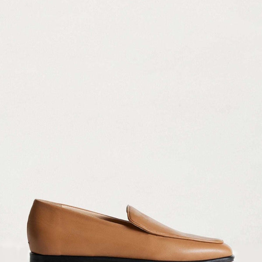 Women ESSEN Shoes | Leather Moccasin In Tan