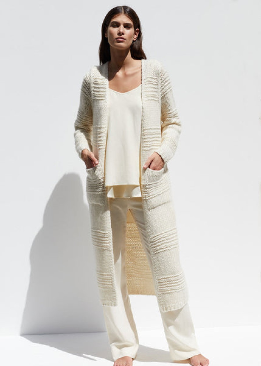 Women Antonia Zander Knitwear & Cashmere | Hand Knitted Cashmere Cardigan