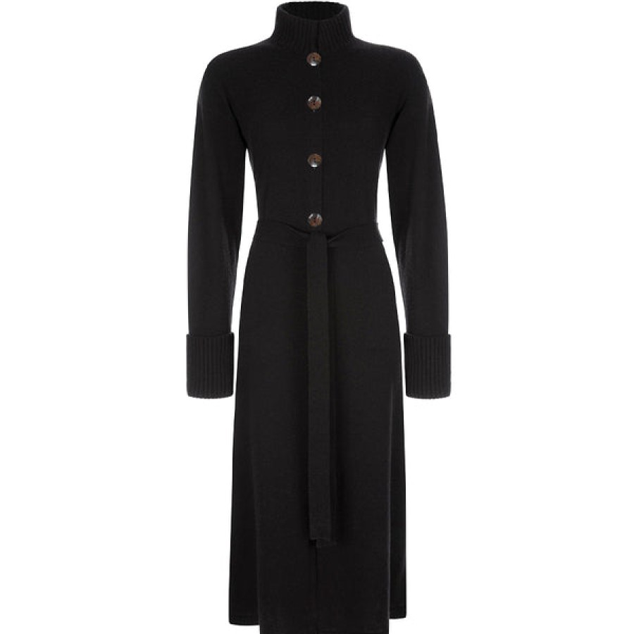 Women Antonia Zander Dresses | Cashmere Turtleneck Midi-Coat & Dress