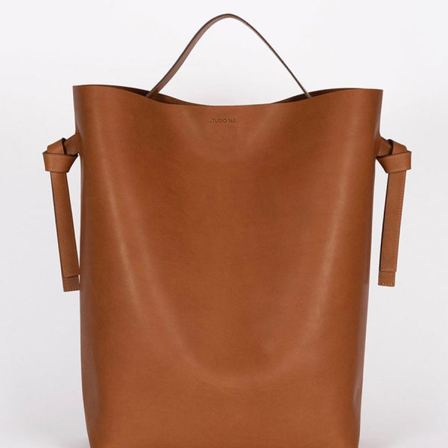 Women STUDIO 163 Accessories | Large Leather Shopper