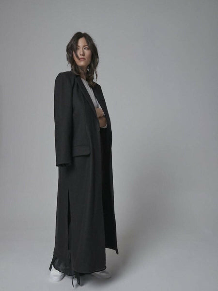 Women Helene Galwas Coats & Jackets | Black Cashmere Coat