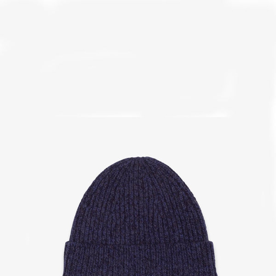 Men STUDIO 163 | Ribbed Cashmere Beanie