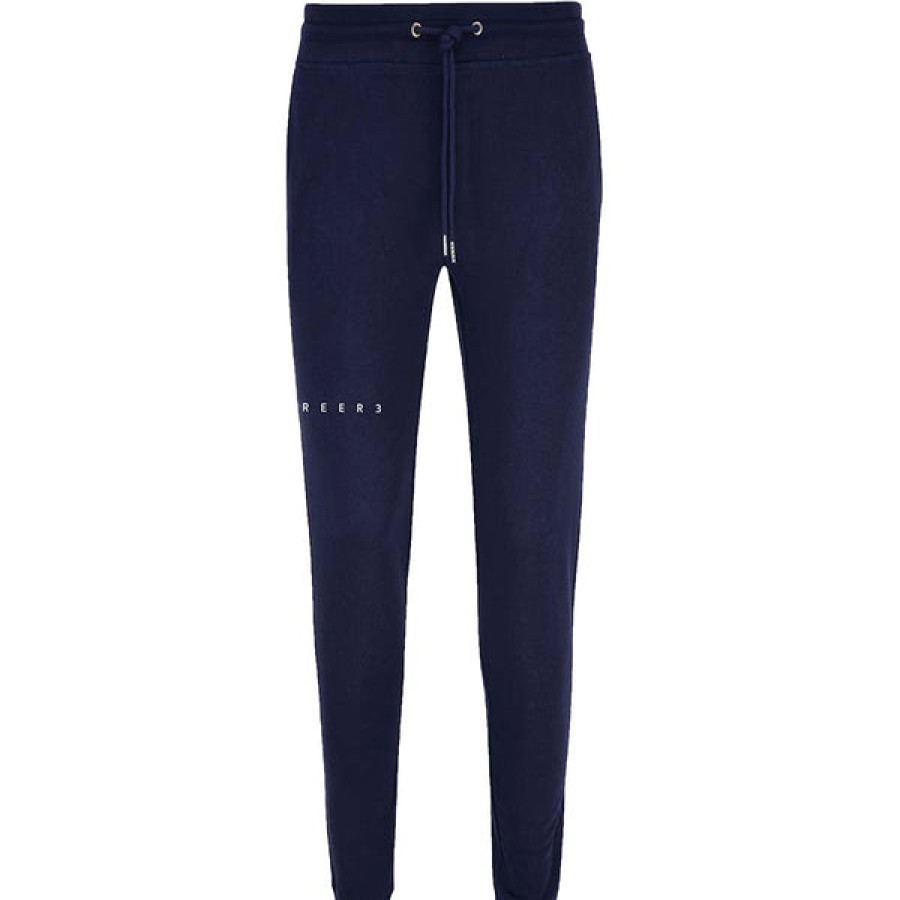 Women REER3 Gymwear | Organic Cotton Sweatpants In Navy For Men