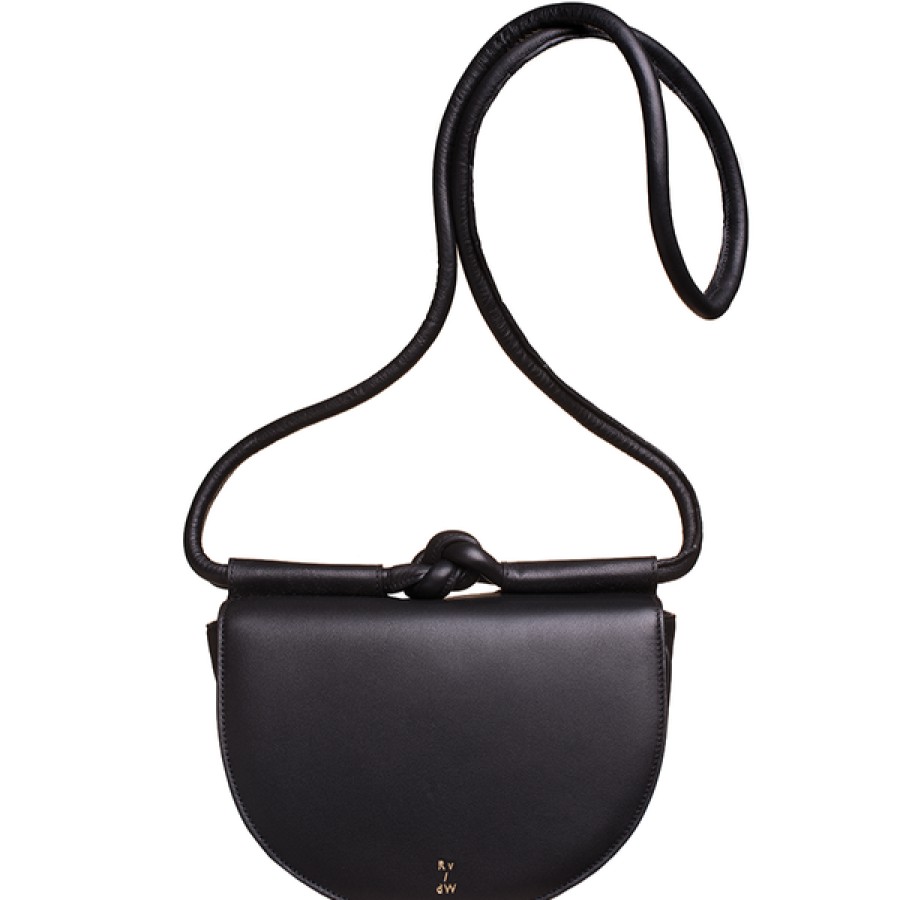 Women Ruigrok van der Werven Bags | Sheep Leather Crossbody Bag In Black