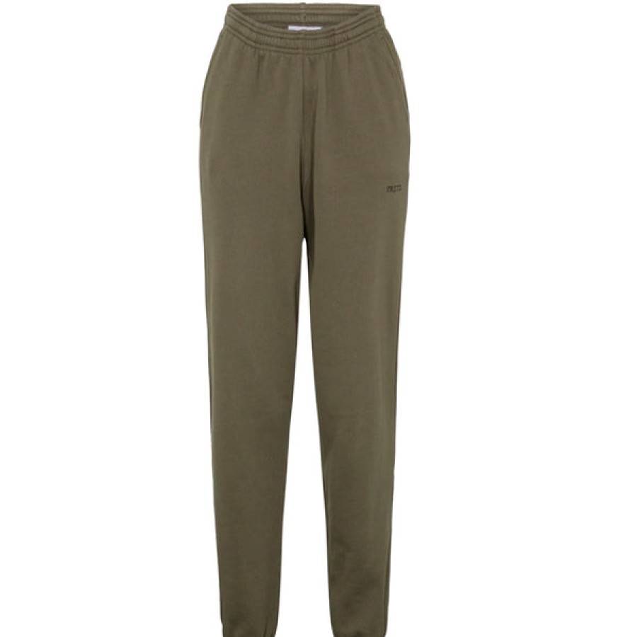 Men FRITZ THE LABEL | Fritz Cotton Sweatpants In Olive