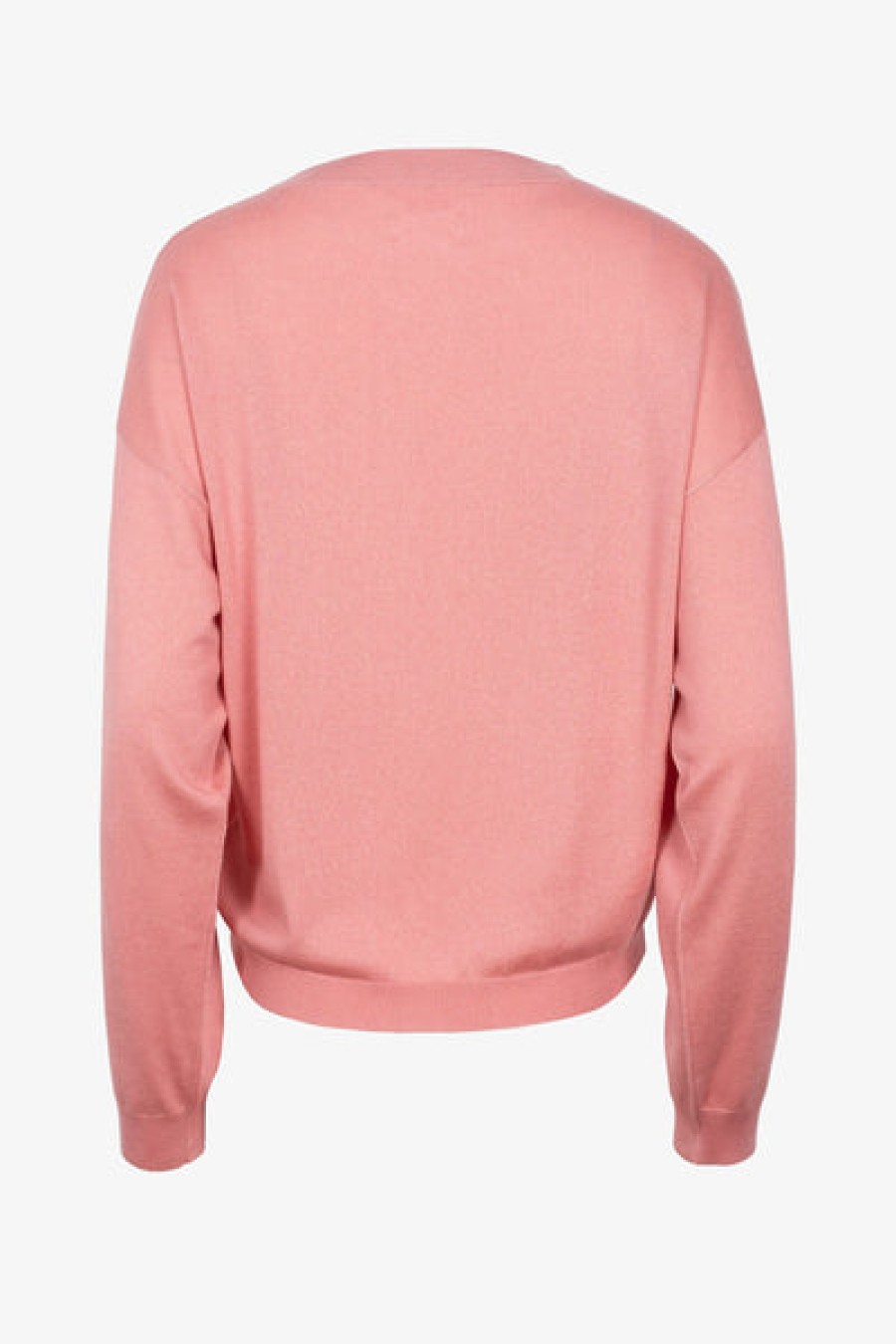 Women STUDIO 163 Knitwear & Cashmere | Pink Silk-Mix Sweater