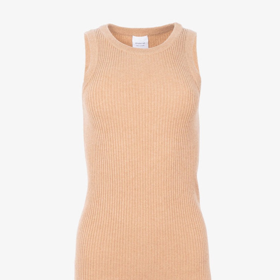 Women STUDIO 163 Tops & Shirts | Cashmere Tank Top