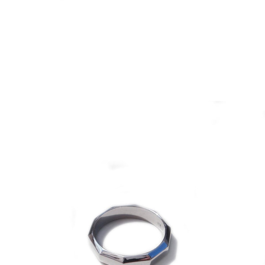 Men SASKIA DIEZ | Faceted Silver Ring