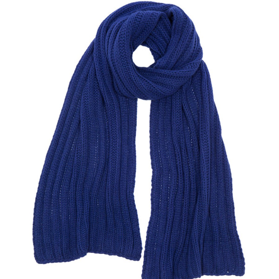 Men PETIT CALIN HAMBURG | Ribbed Cashmere Scarf