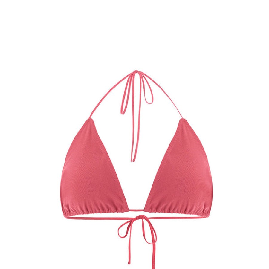 Women CASA NATA Beachwear | Pink Triangle Bikini Top