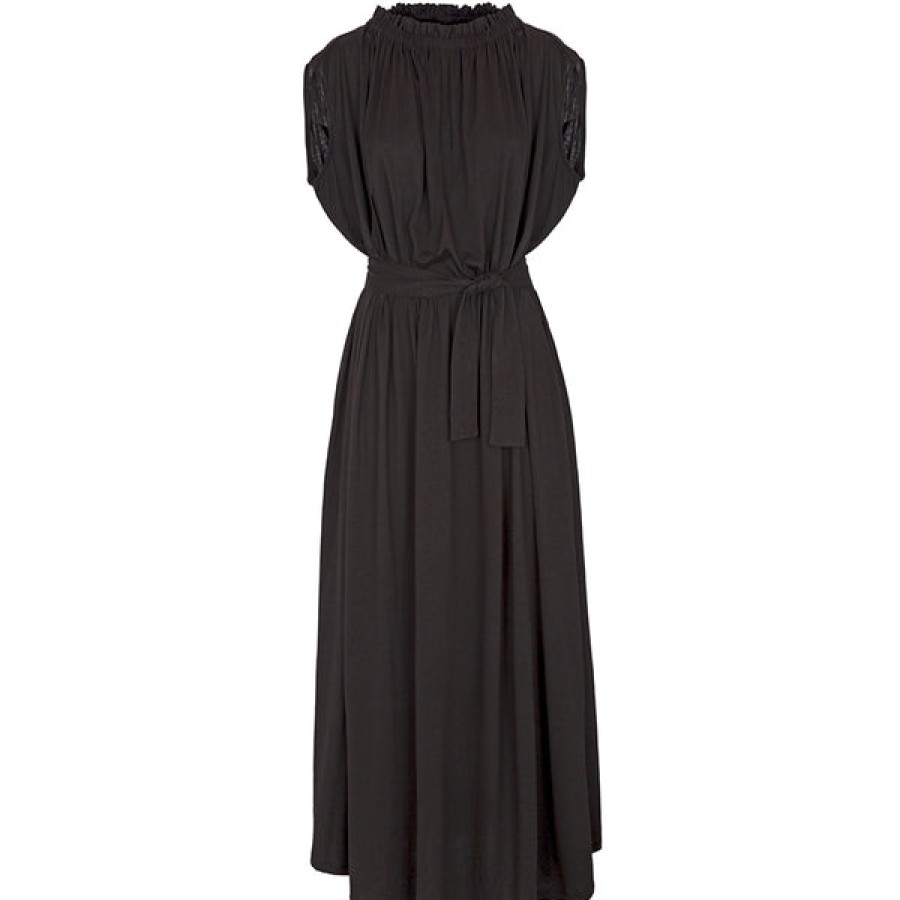 Women Helene Galwas Dresses | Black Maxi Dress