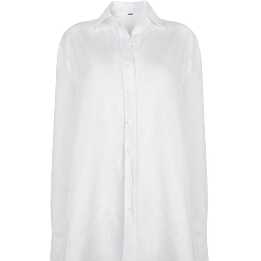 Women ORAMAI LONDON Tops & Shirts | Oversized Linen Shirt