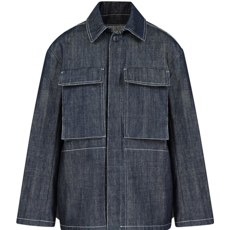 Women MAY BERNARDI ATELIER Coats & Jackets | Oversized Denim Jacket