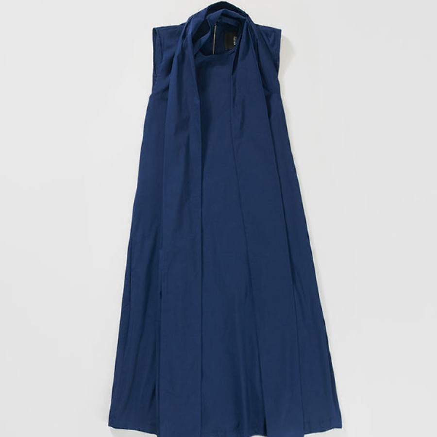 Women CRUBA Dresses | Navy Cotton Dress