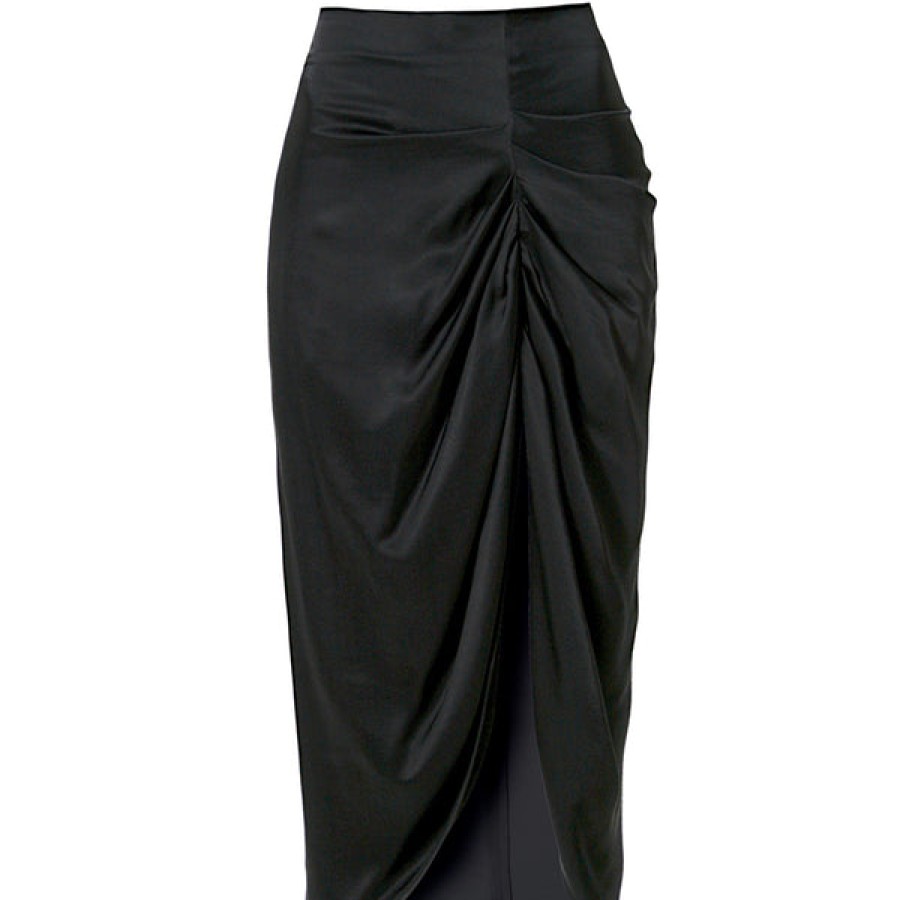 Women AGGI Skirts | Slitted Midi-Skirt